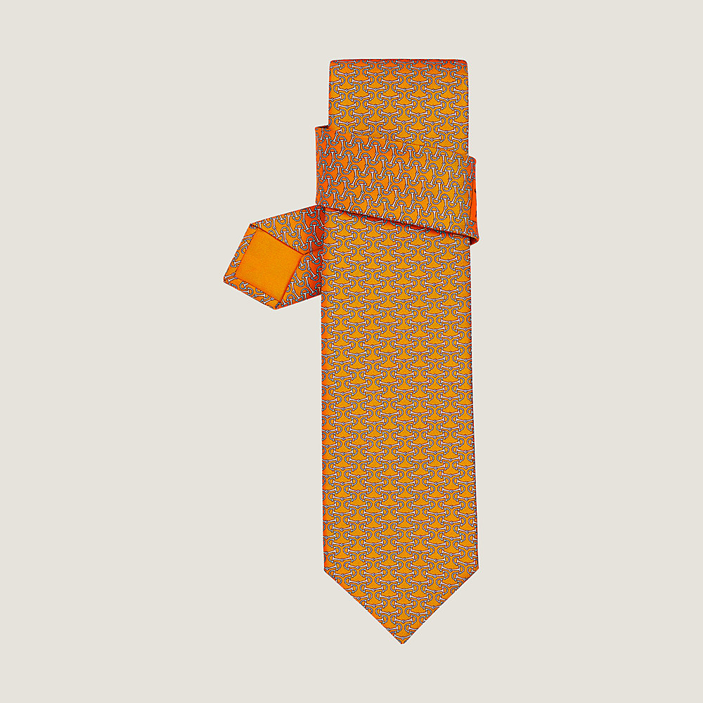 【気品あふれる】HERMES Mors Haltere tie ネクタイ 005952T 30_wornsquare_1?size=